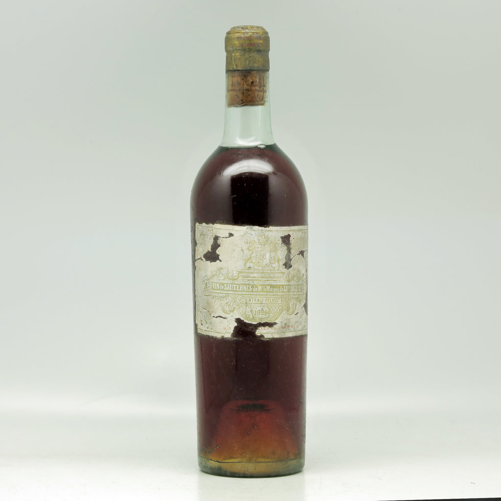 Château Filhot Chateau Filhot 1929 White wine Bottle