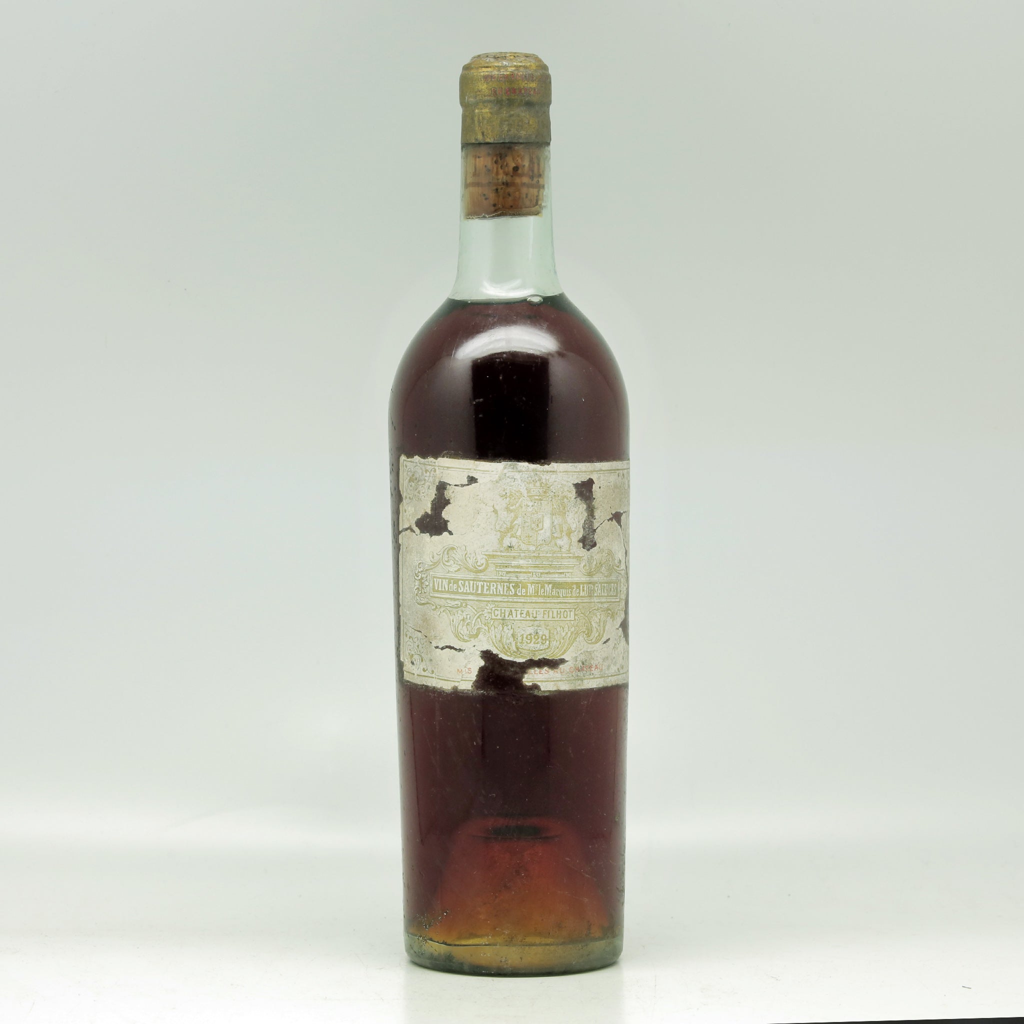 Château Filhot Chateau Filhot 1929 White wine Bottle