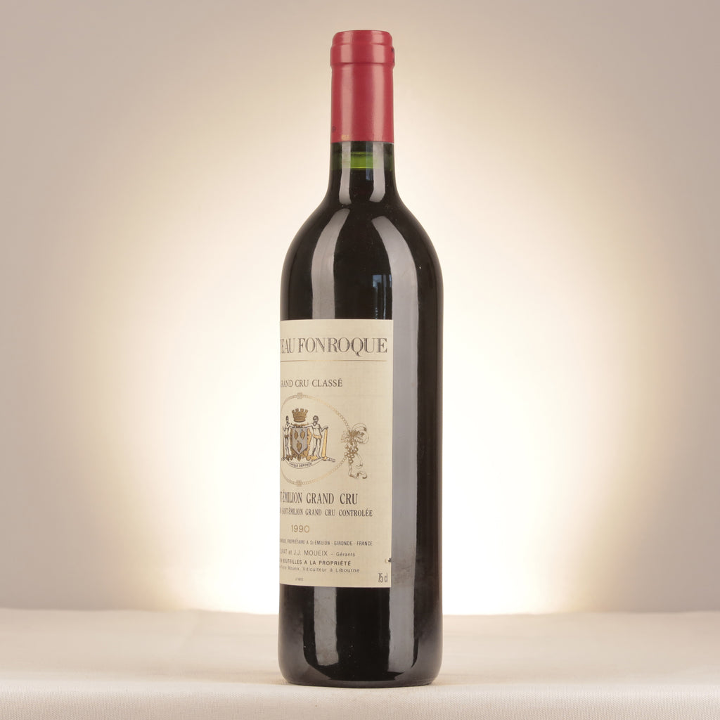 Château Fonroque Château Fonroque 1990 Bottle turned left