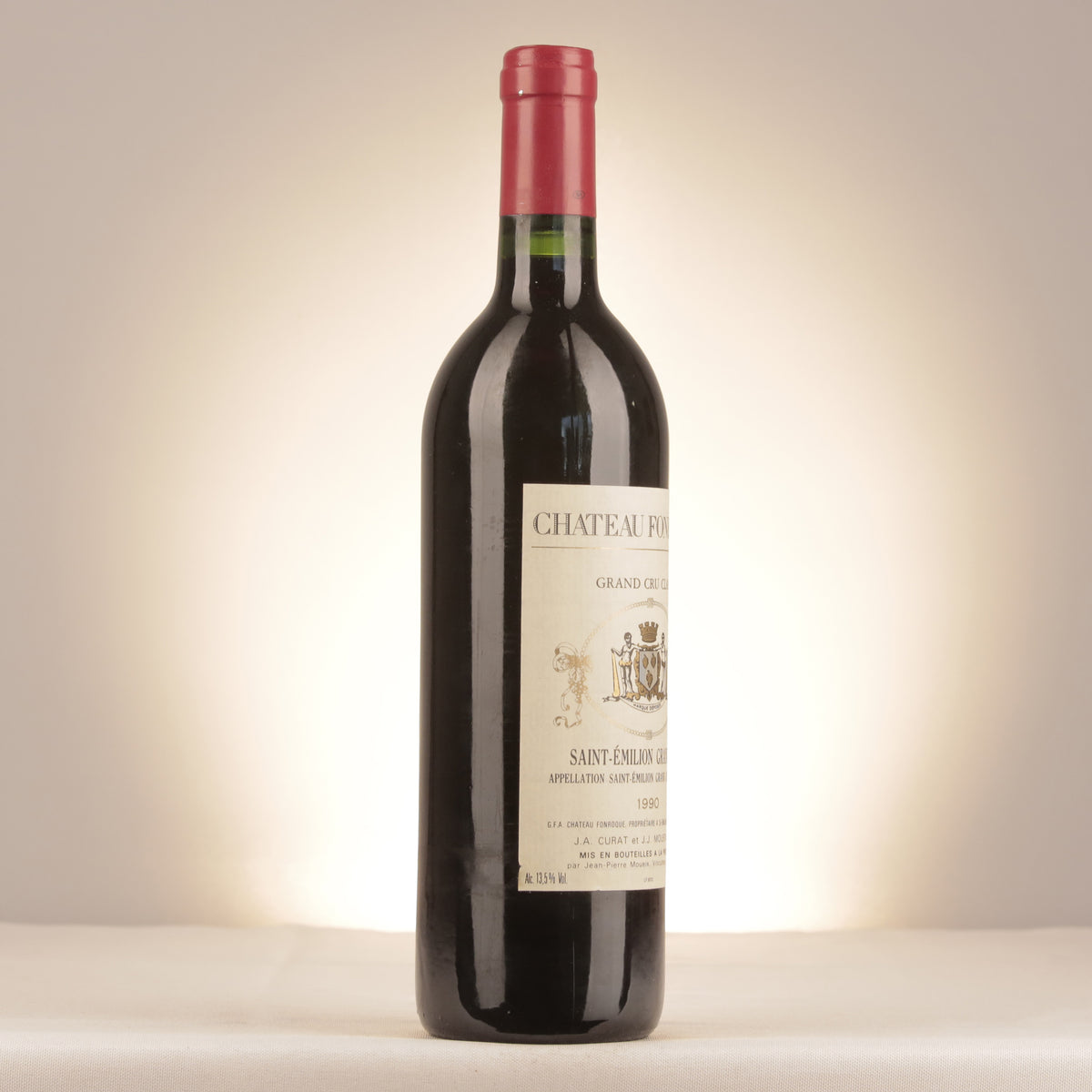Château Fonroque Château Fonroque 1990 Bottle turned right
