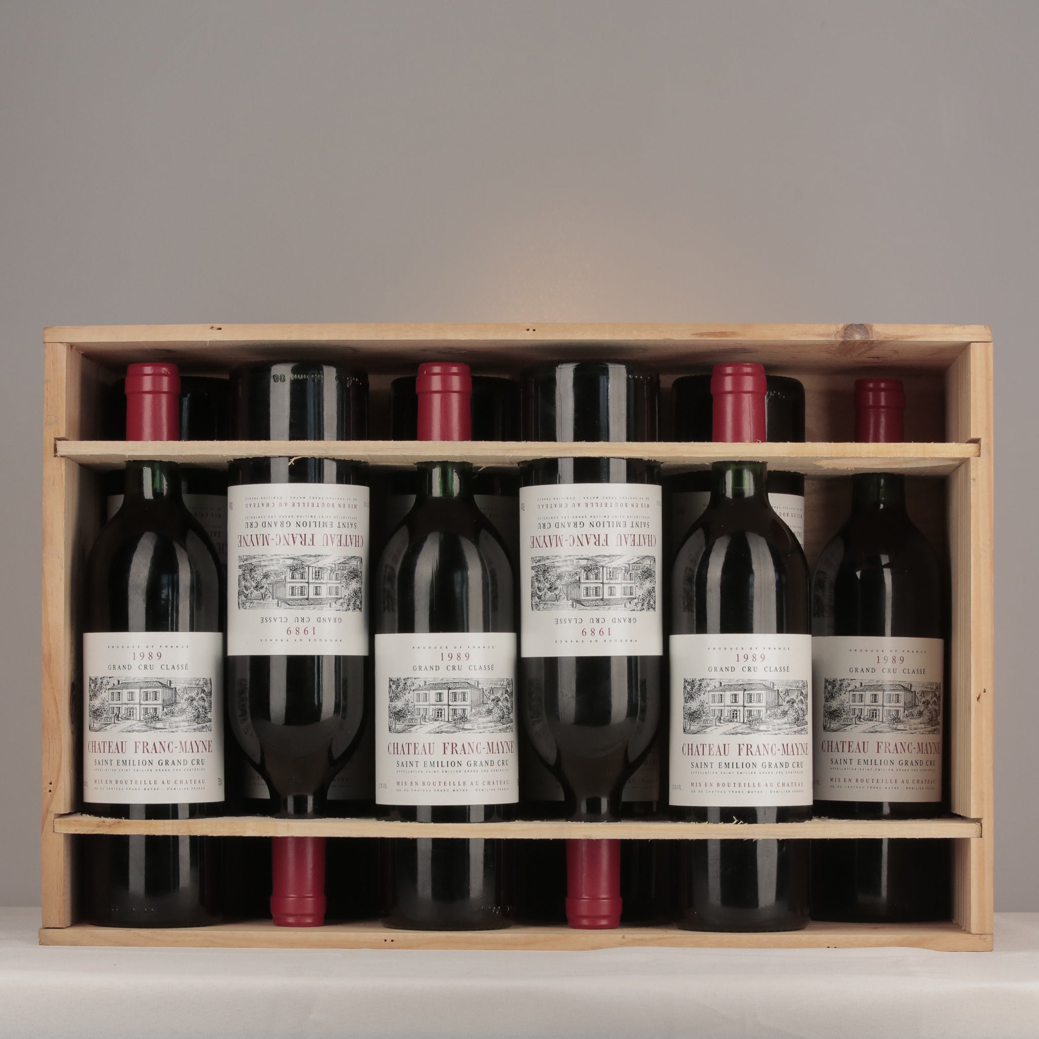 Château Franc Mayne 1989 Bottle label (lot 2250)