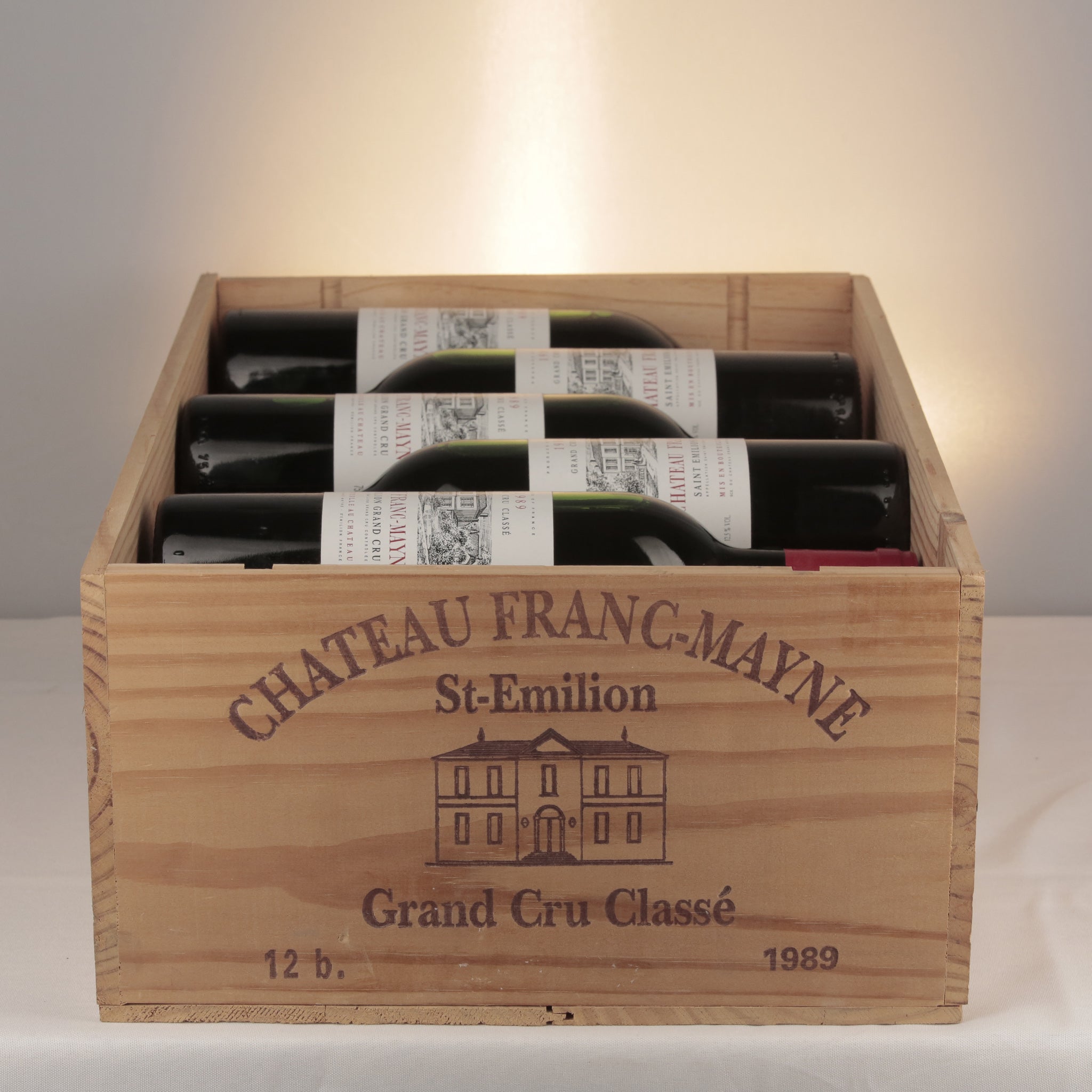 Château Franc Mayne 1989 Bottle label