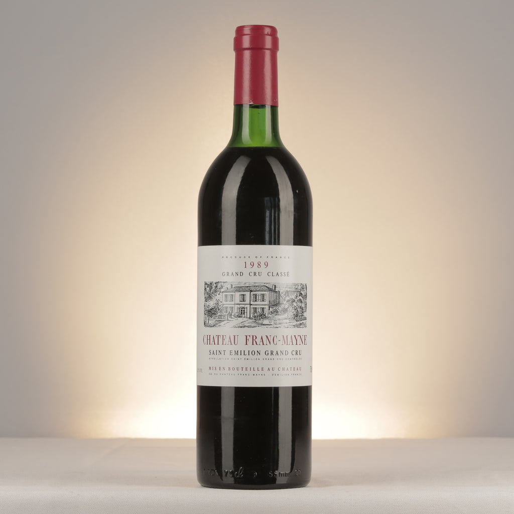 Château Franc Mayne 1989 Bottle front