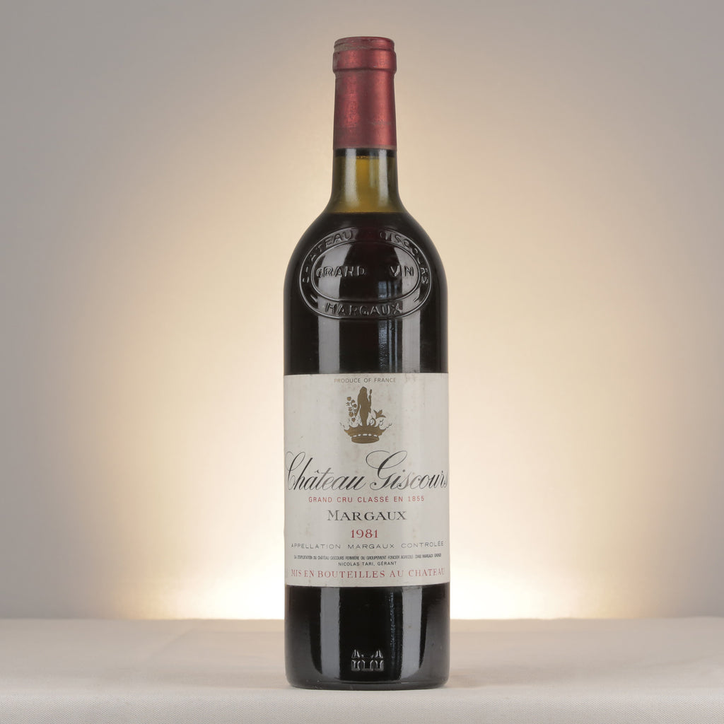 Château Giscours 1981 Bottle front (lot 2ea4)
