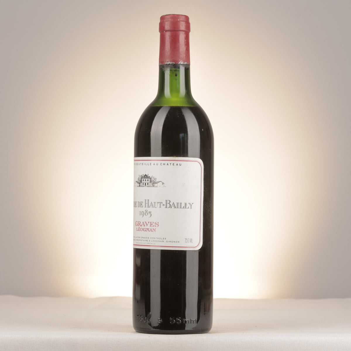 Château Haut-Bailly La Parde de Haut Bailly 1985 Bottle turned left (lot 2dad)