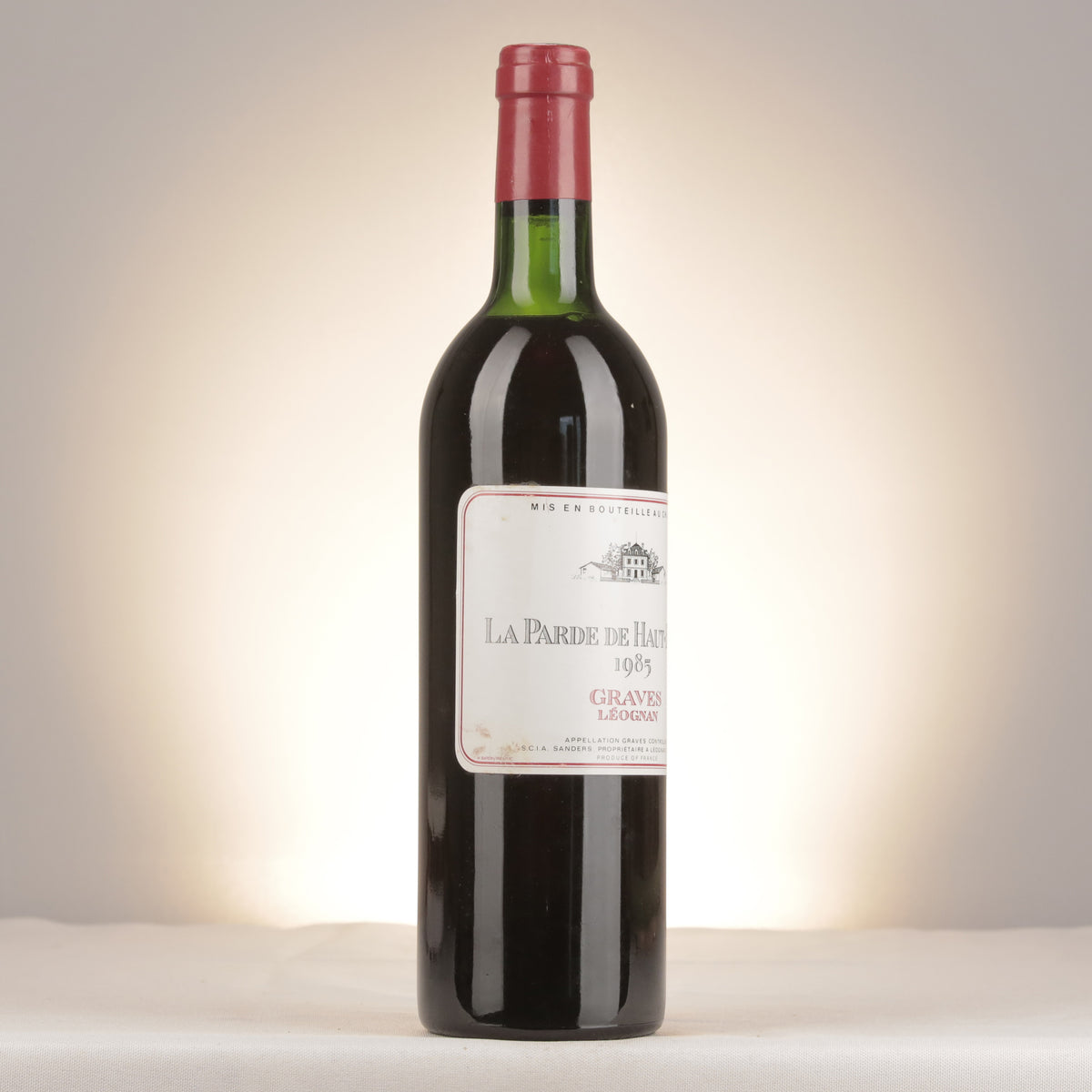 Château Haut-Bailly La Parde de Haut Bailly 1985 Bottle turned right (lot 7066)