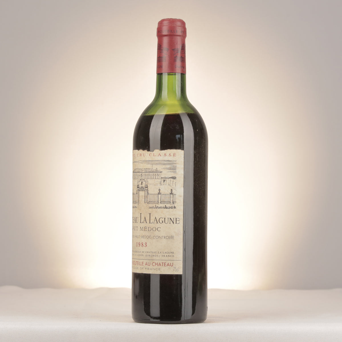 Château La Lagune Château La Lagune 1983 Bottle detail (lot 76ff)