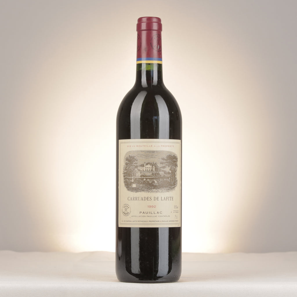 Château Lafite-Rothschild Carruades de Lafite-Rothschild 1992 Bottle front