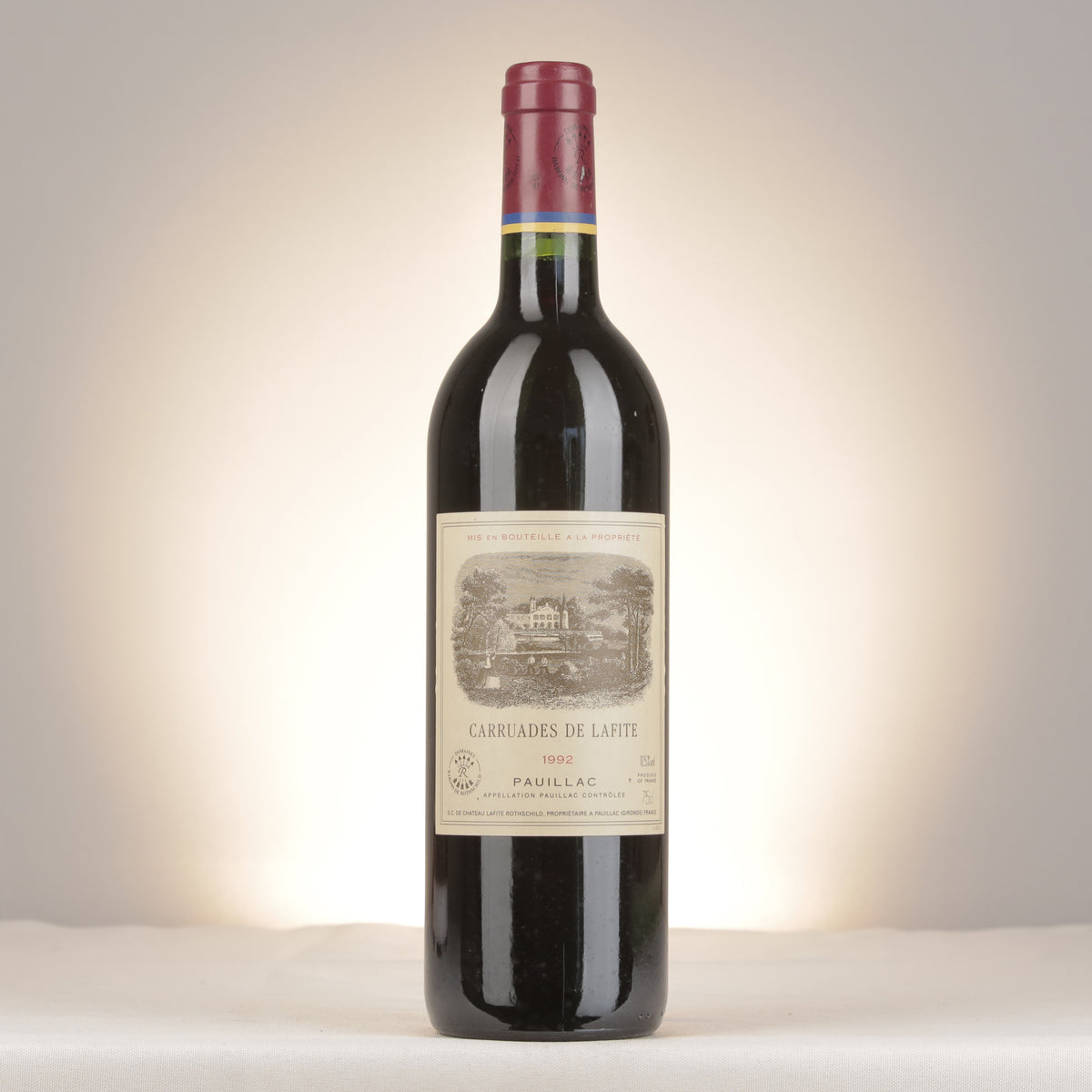 Château Lafite-Rothschild Carruades de Lafite-Rothschild 1992 Bottle front