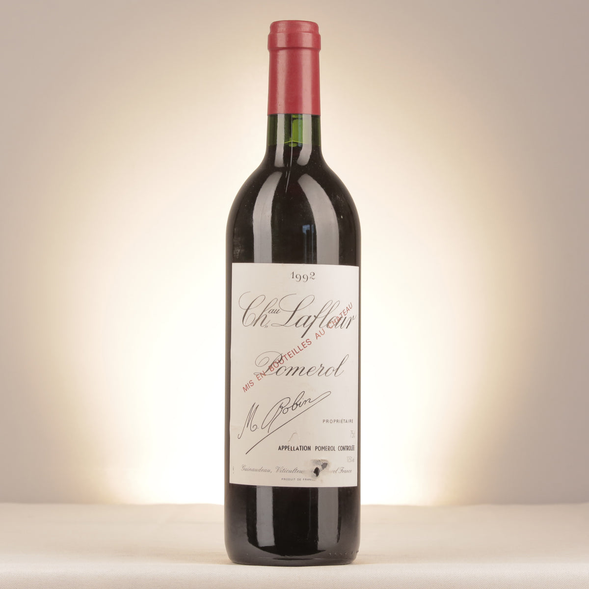 Château Lafleur Château Lafleur 1992 Bottle front (lot 3523)