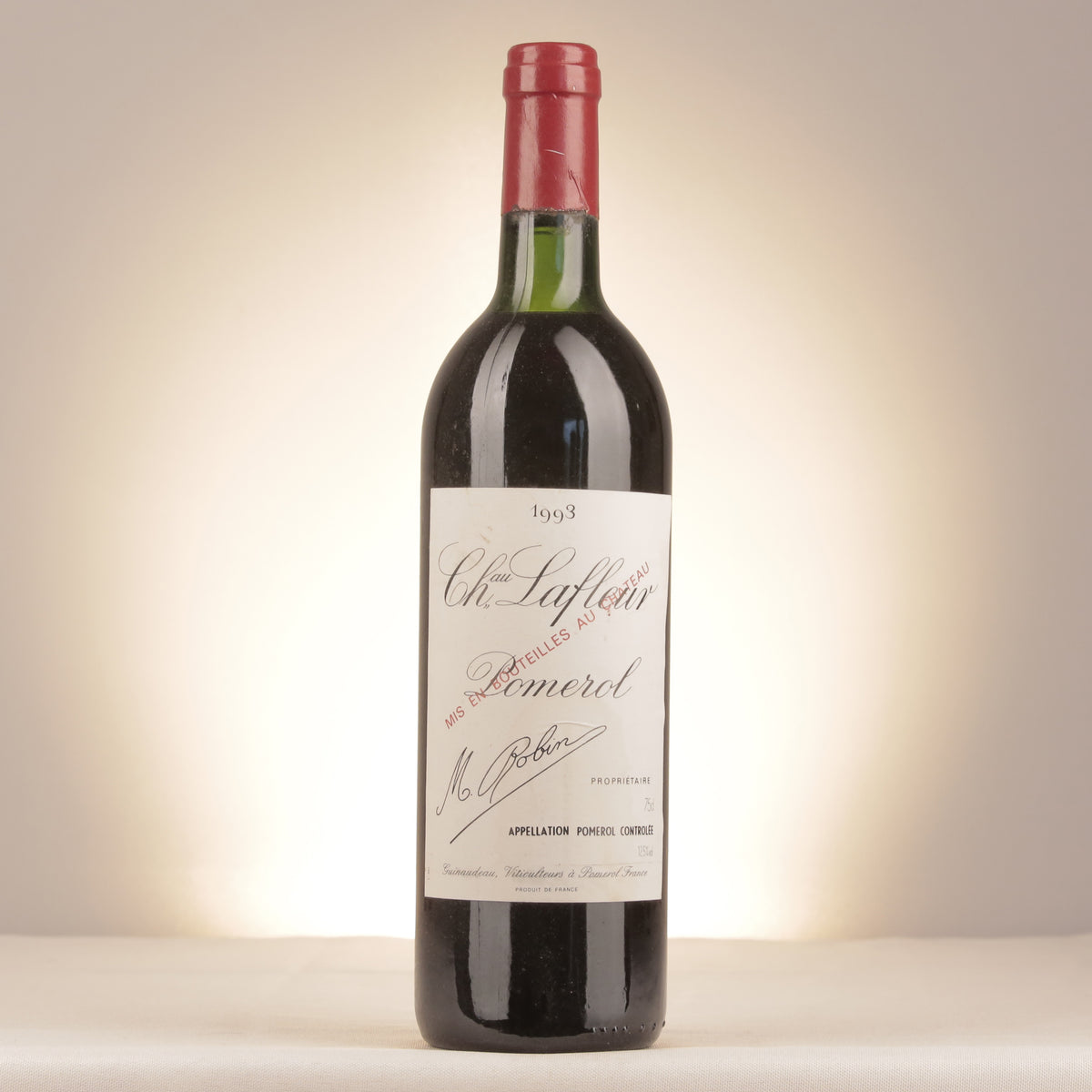 Château Lafleur Château Lafleur 1993 Bottle front (lot 699d)