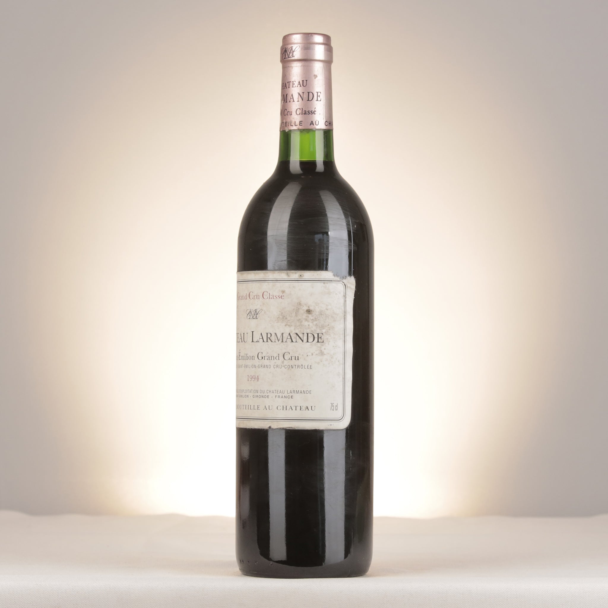 Château Larmande Château Larmande 1994 Bottle turned left