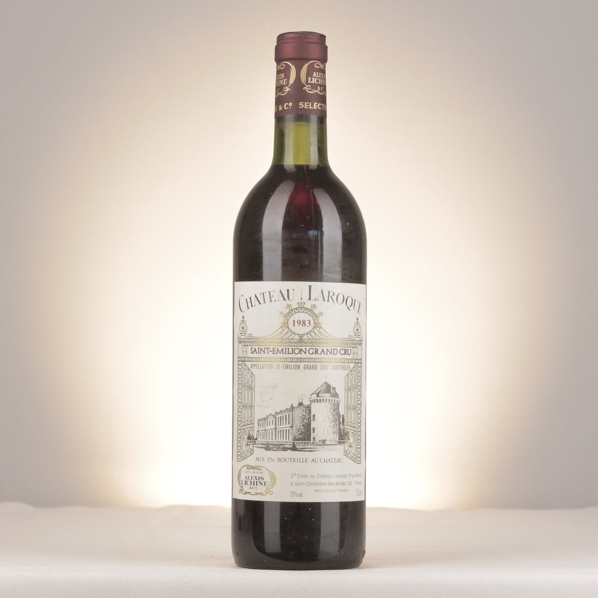 Château Laroque Château Laroque 1983 Bottle front (lot 8c9e)