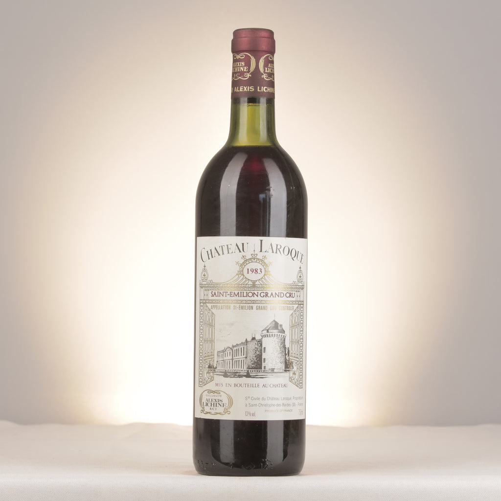 Château Laroque Château Laroque 1983 Bottle front (lot a6ba)
