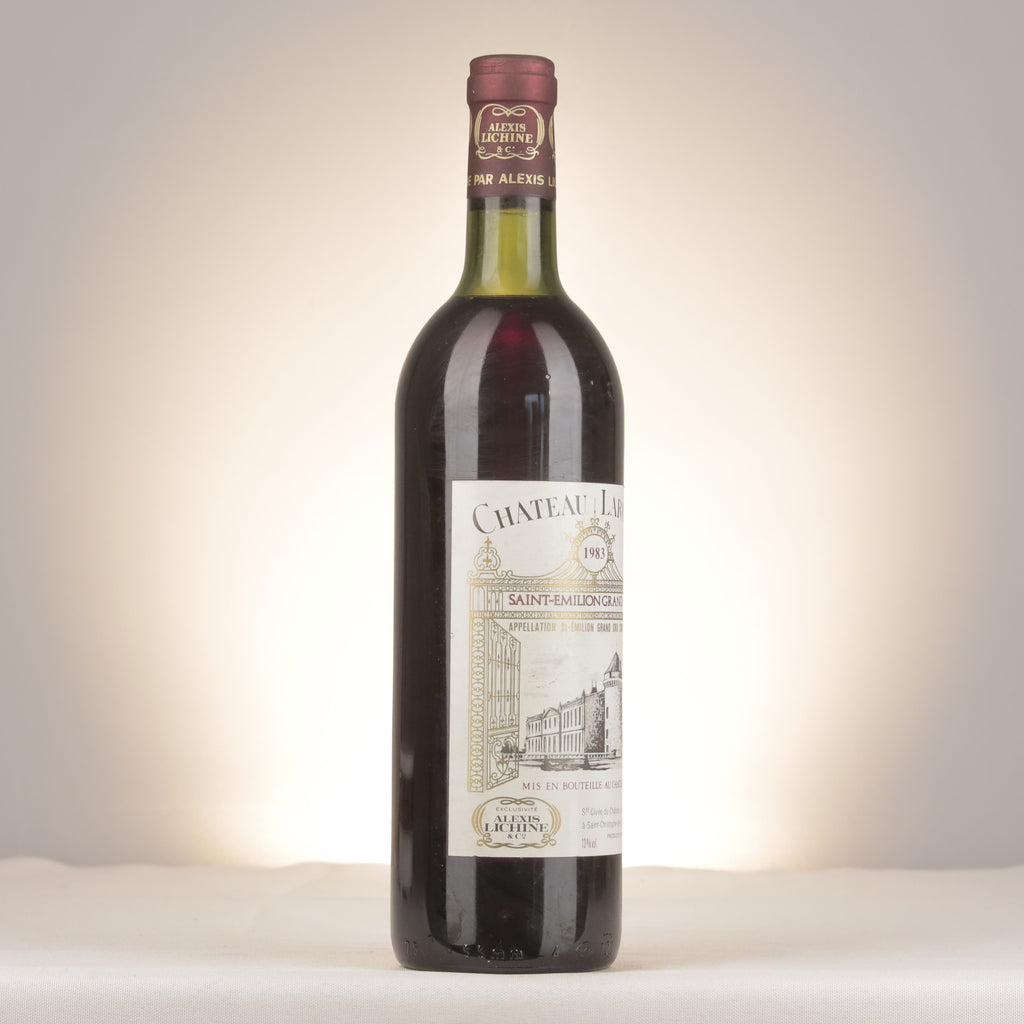 Château Laroque Château Laroque 1983 Bottle turned right (lot a6ba)