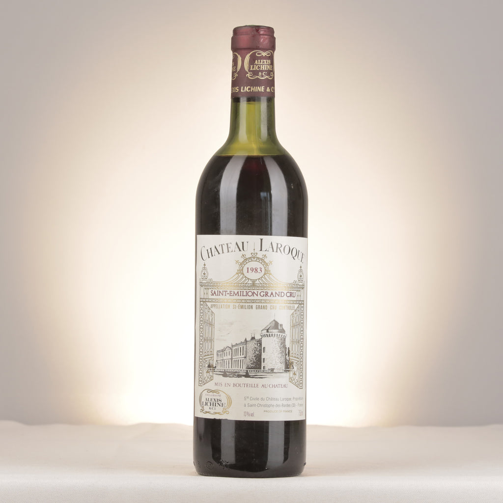 Château Laroque Château Laroque 1983 Bottle front (lot be1e)