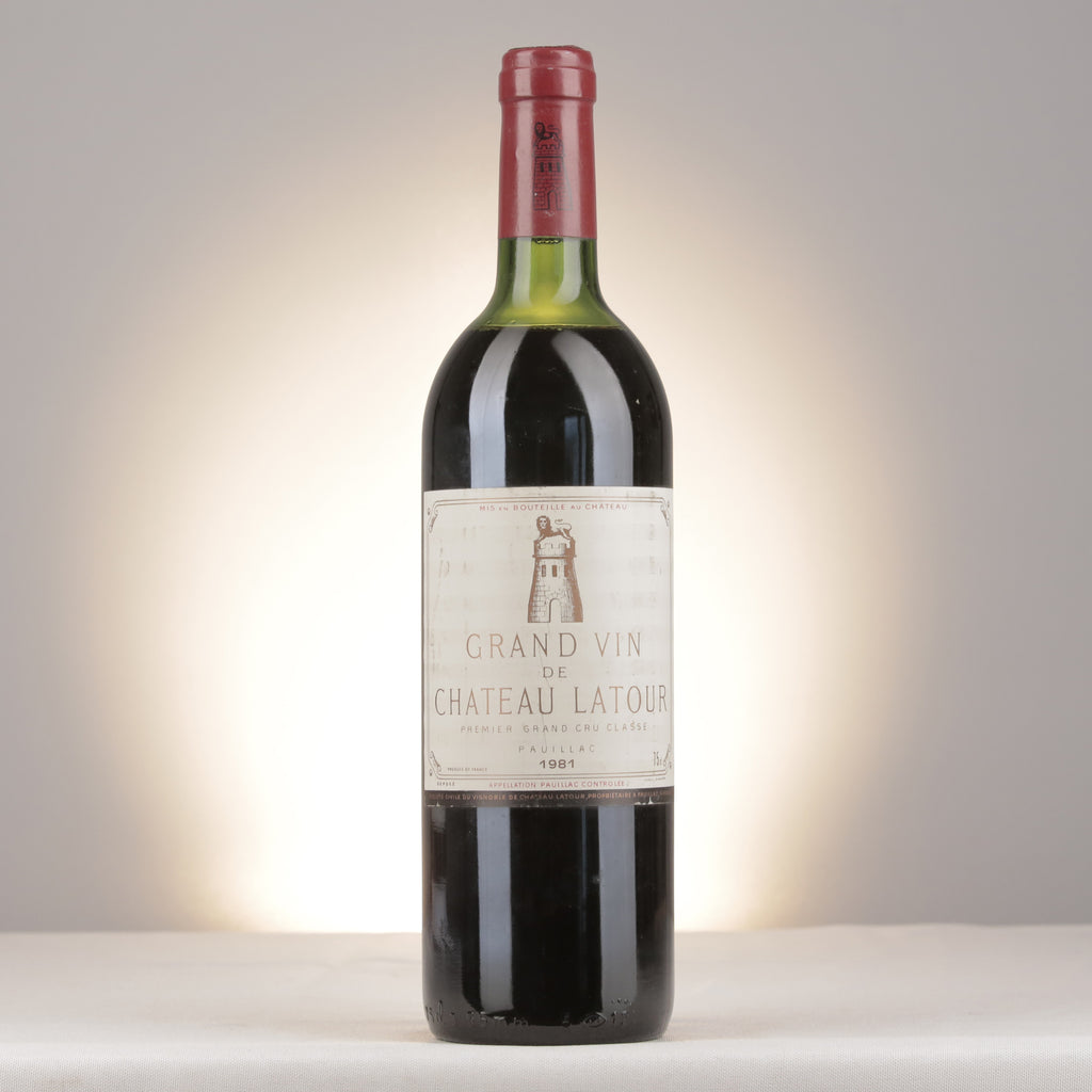 Château Latour 1981 Bottle front