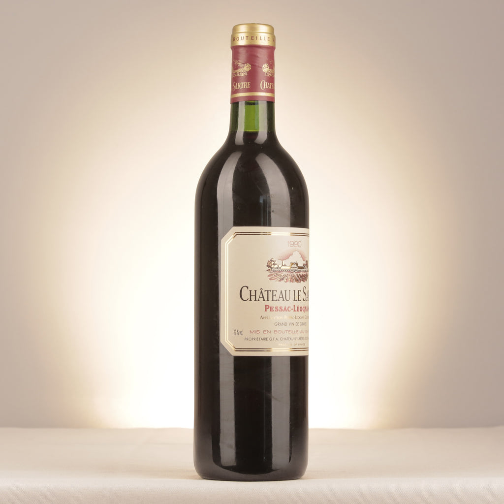 Château Le Sartre Château Le Sartre 1990 Bottle turned right