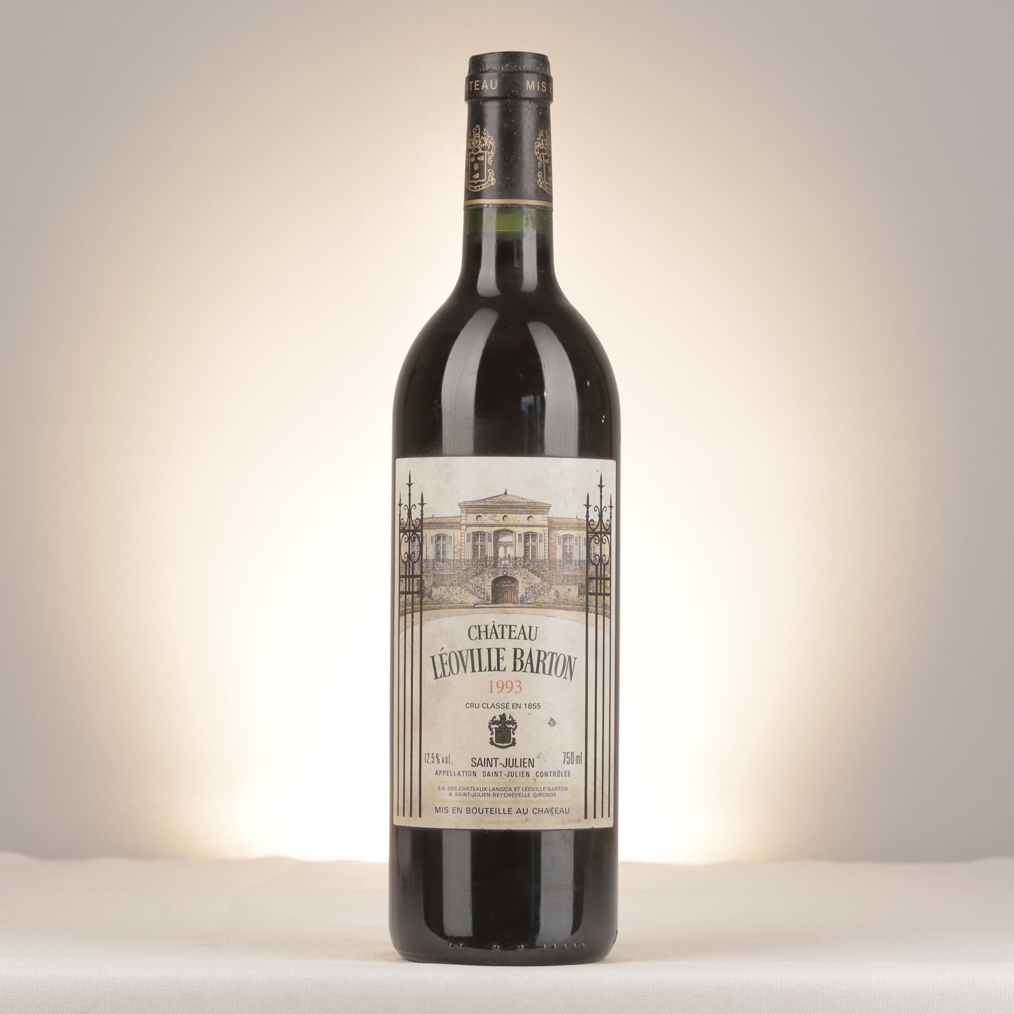 Château Léoville Barton Château Léoville Barton 1993 Bottle front