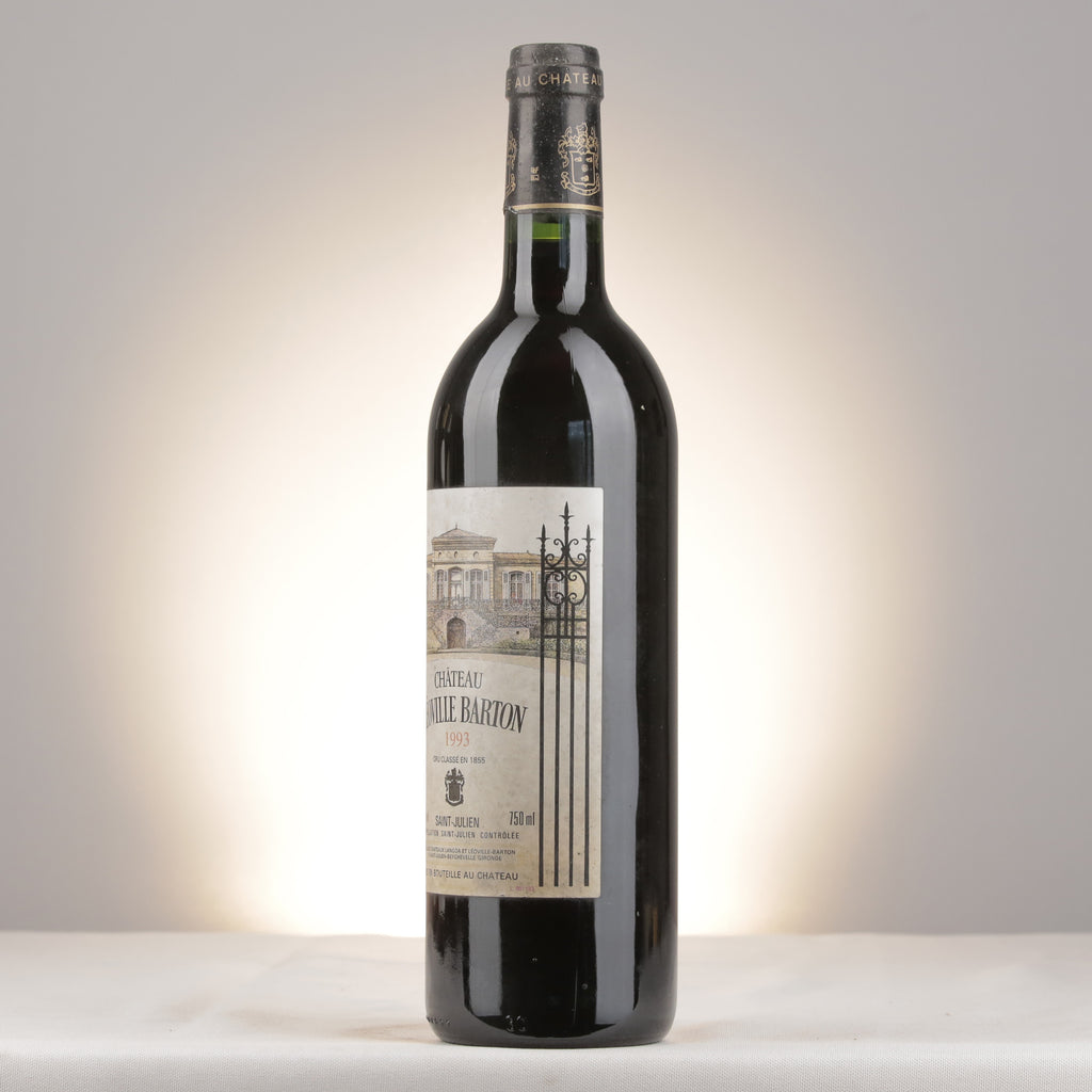 Château Léoville Barton 1993 Bottle turned left