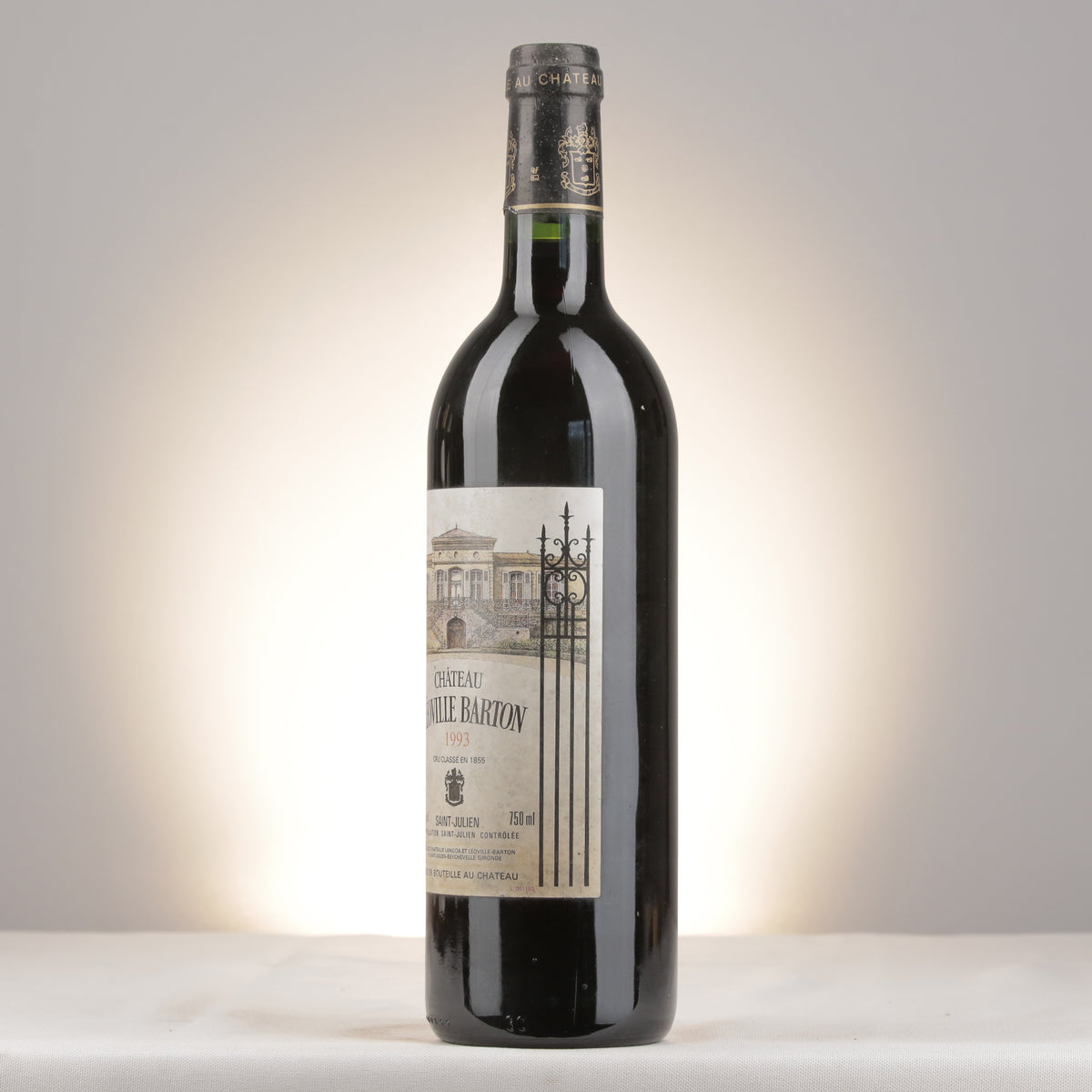 Château Léoville Barton 1993 Bottle turned left