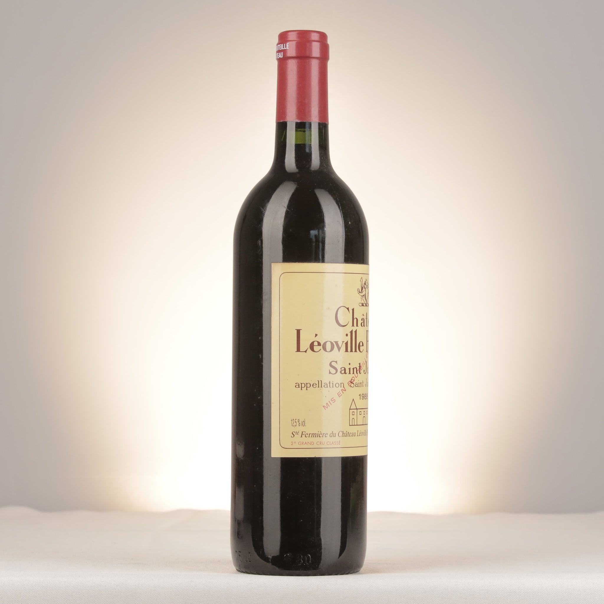 Château Léoville Poyferré Château Léoville Poyferré 1988 Bottle turned right
