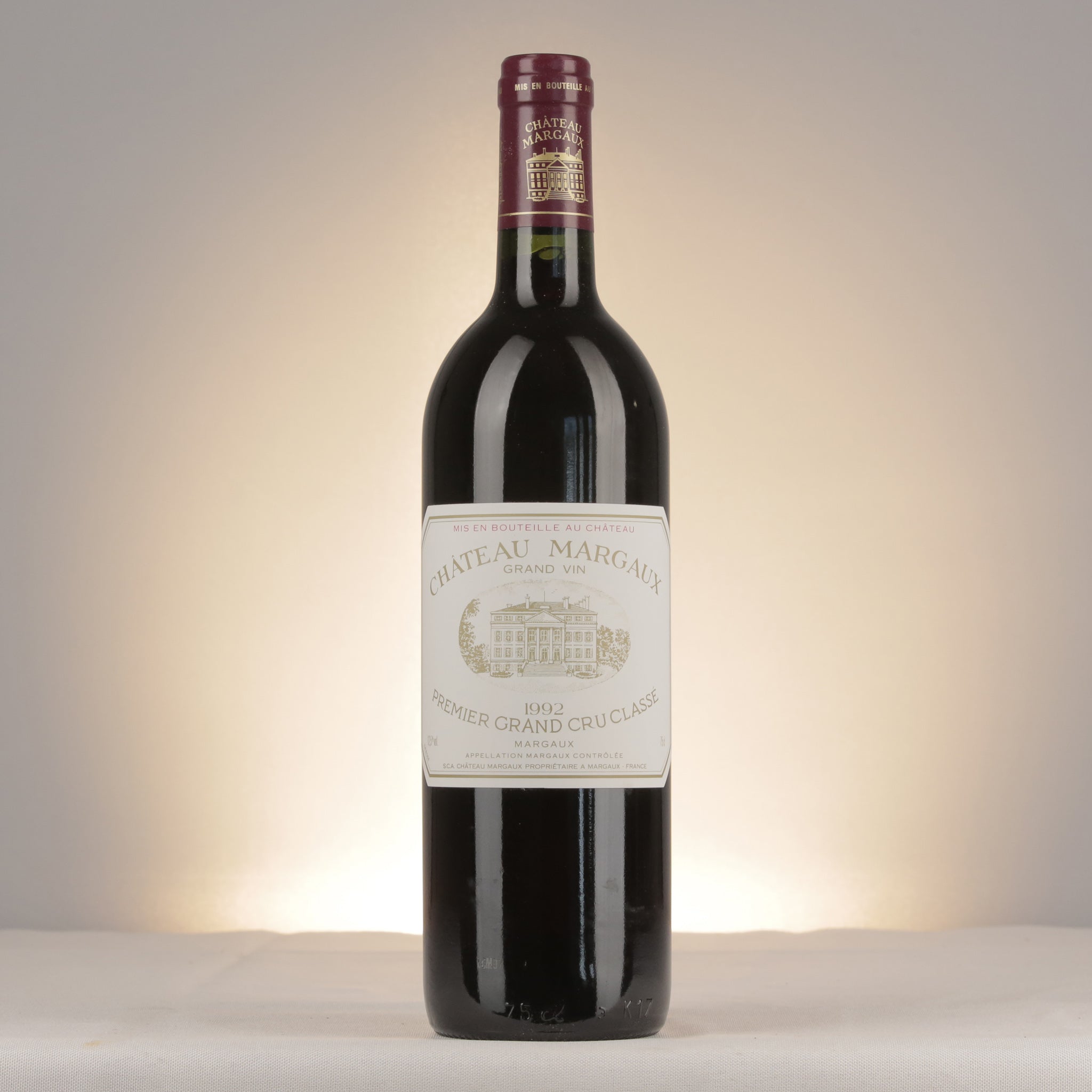 Château Margaux 1992 Bottle front