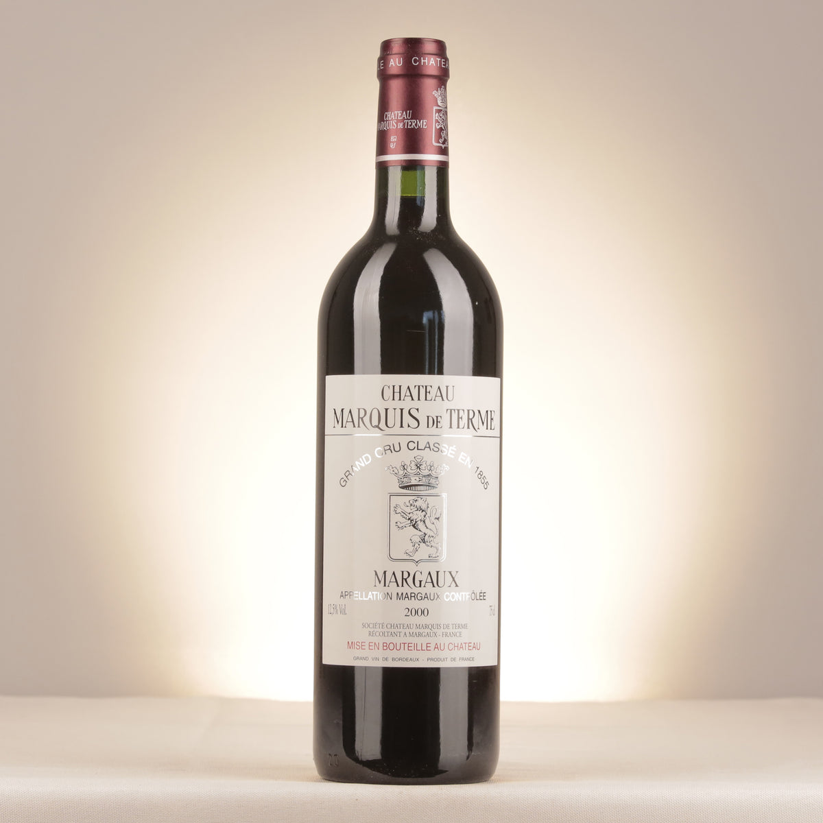 Château Marquis de Terme Château Marquis de Terme 2000 Bottle front
