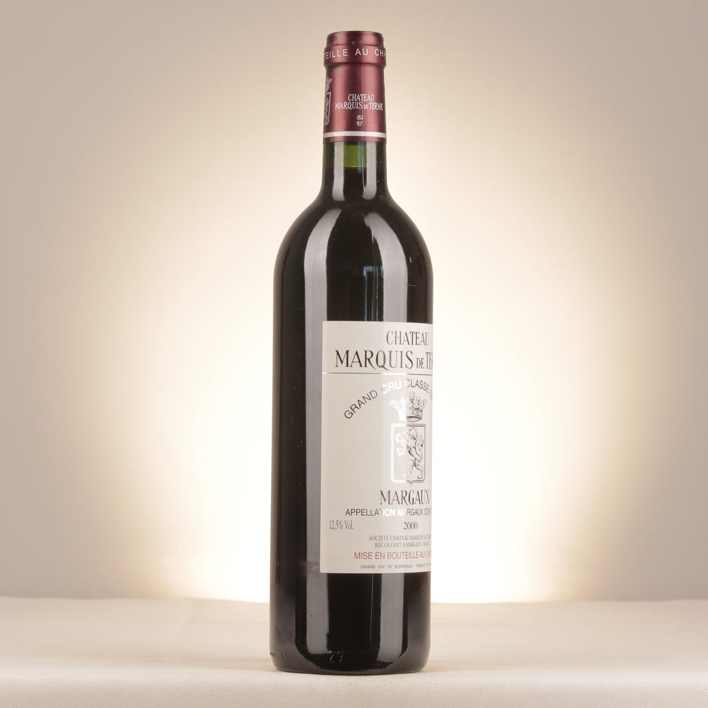 Château Marquis de Terme Château Marquis de Terme 2000 Bottle turned right