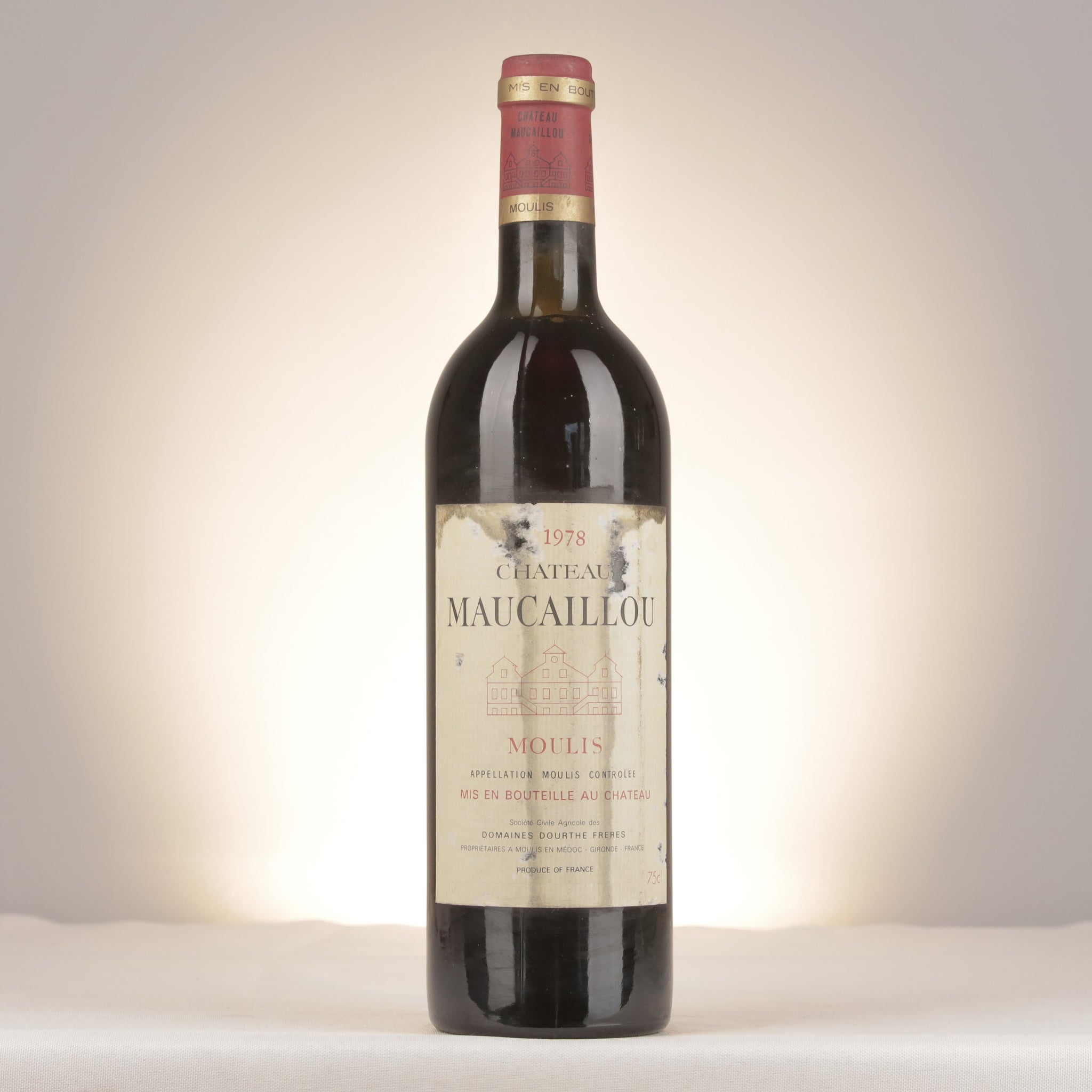 Château Maucaillou Château Maucaillou 1978 Bottle front