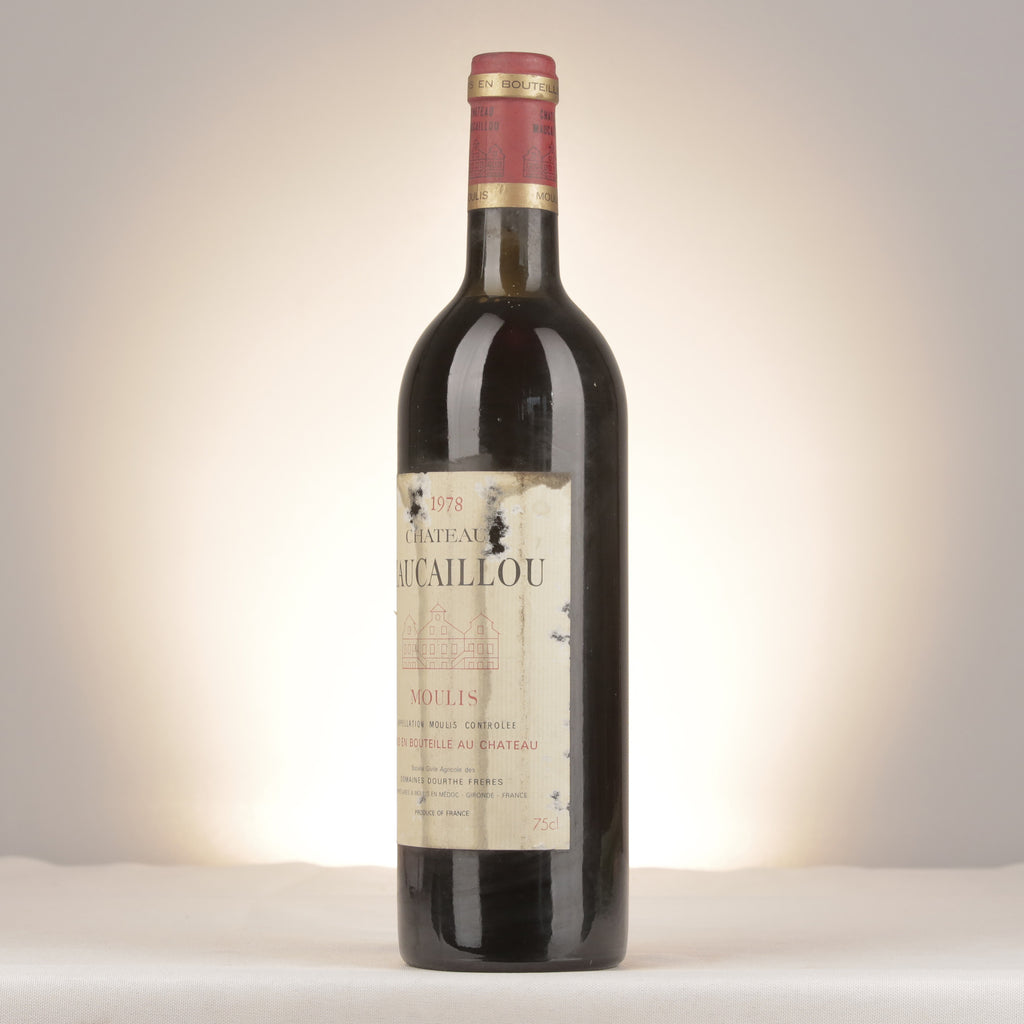 Château Maucaillou Château Maucaillou 1978 Bottle turned left