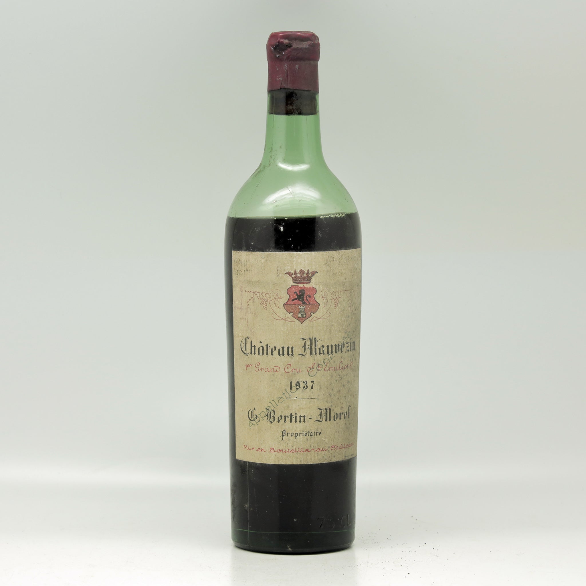 Château Mauvezin 1937 Red wine Bottle