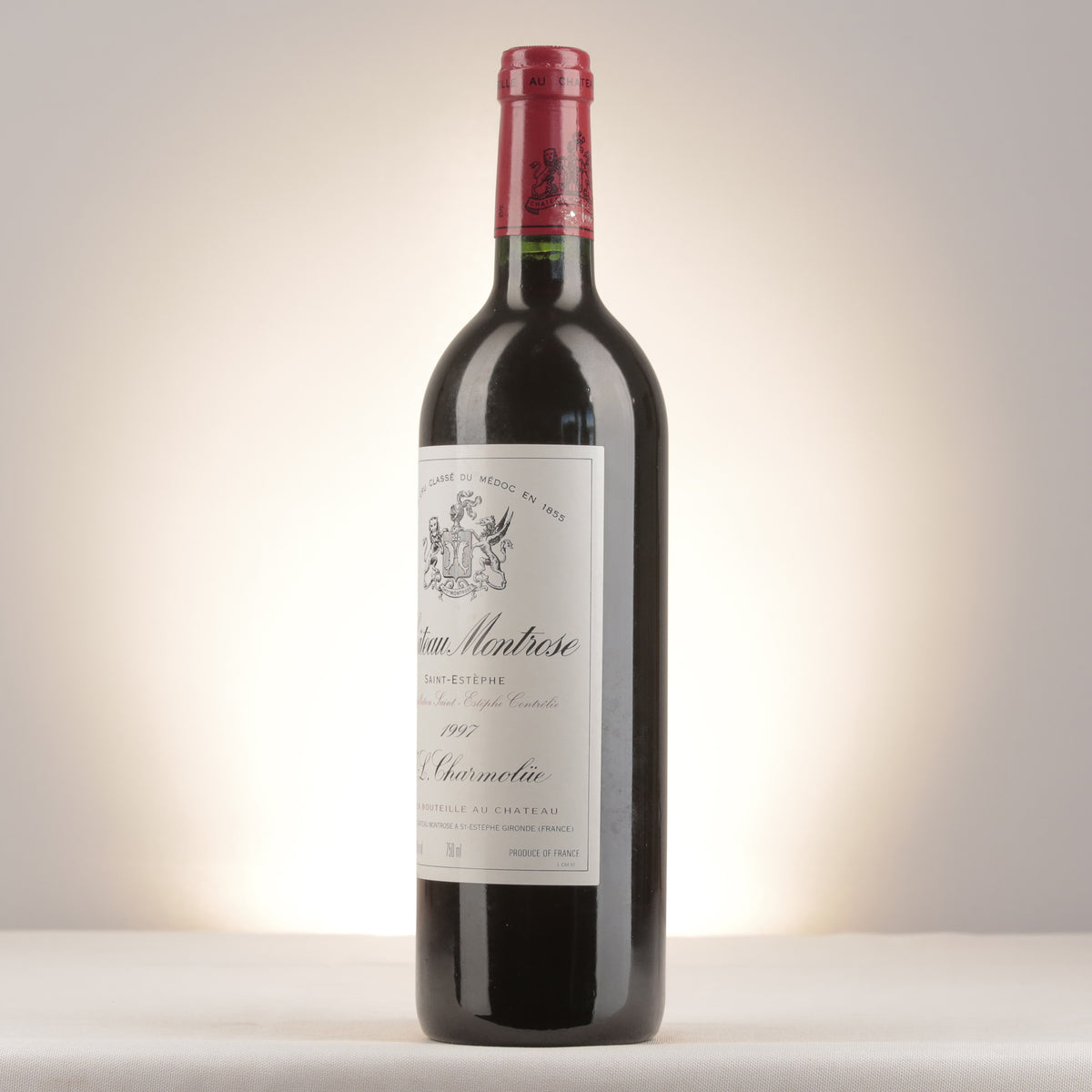 Château Montrose Château Montrose 1997 Bottle turned left