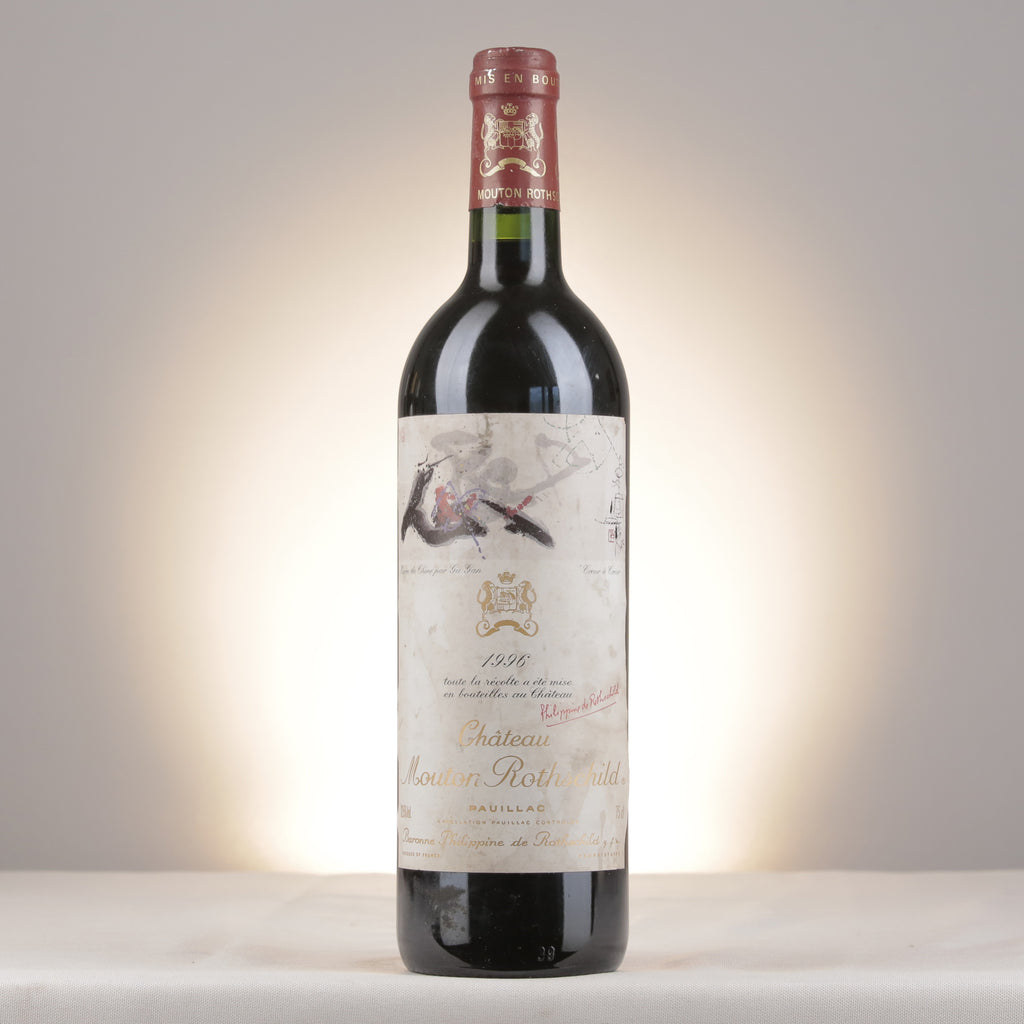 Mouton Rothschild Château Mouton Rothschild 1996 Bottle front (lot 083e)