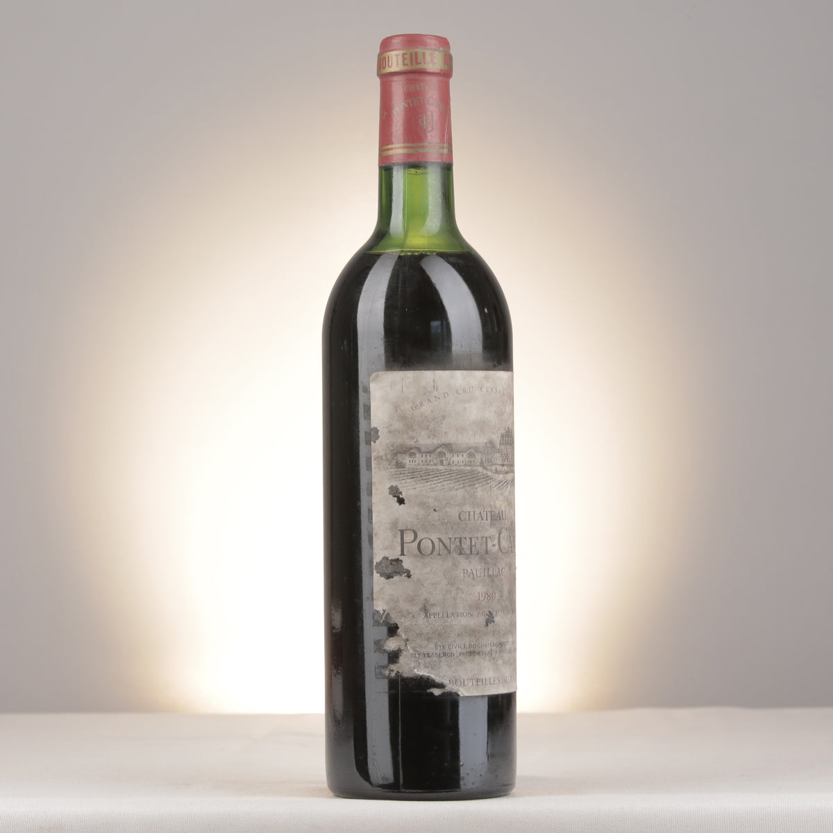 Château Pontet-Canet 1980 Bottle turned right (lot 606c)