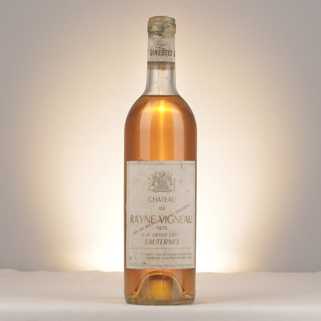 Château Rayne Vigneau Château de Rayne Vigneau 1975 Bottle front