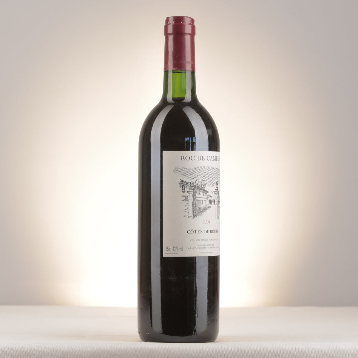Château Roc de Cambes Château Roc de Cambes 1994 Bottle turned right