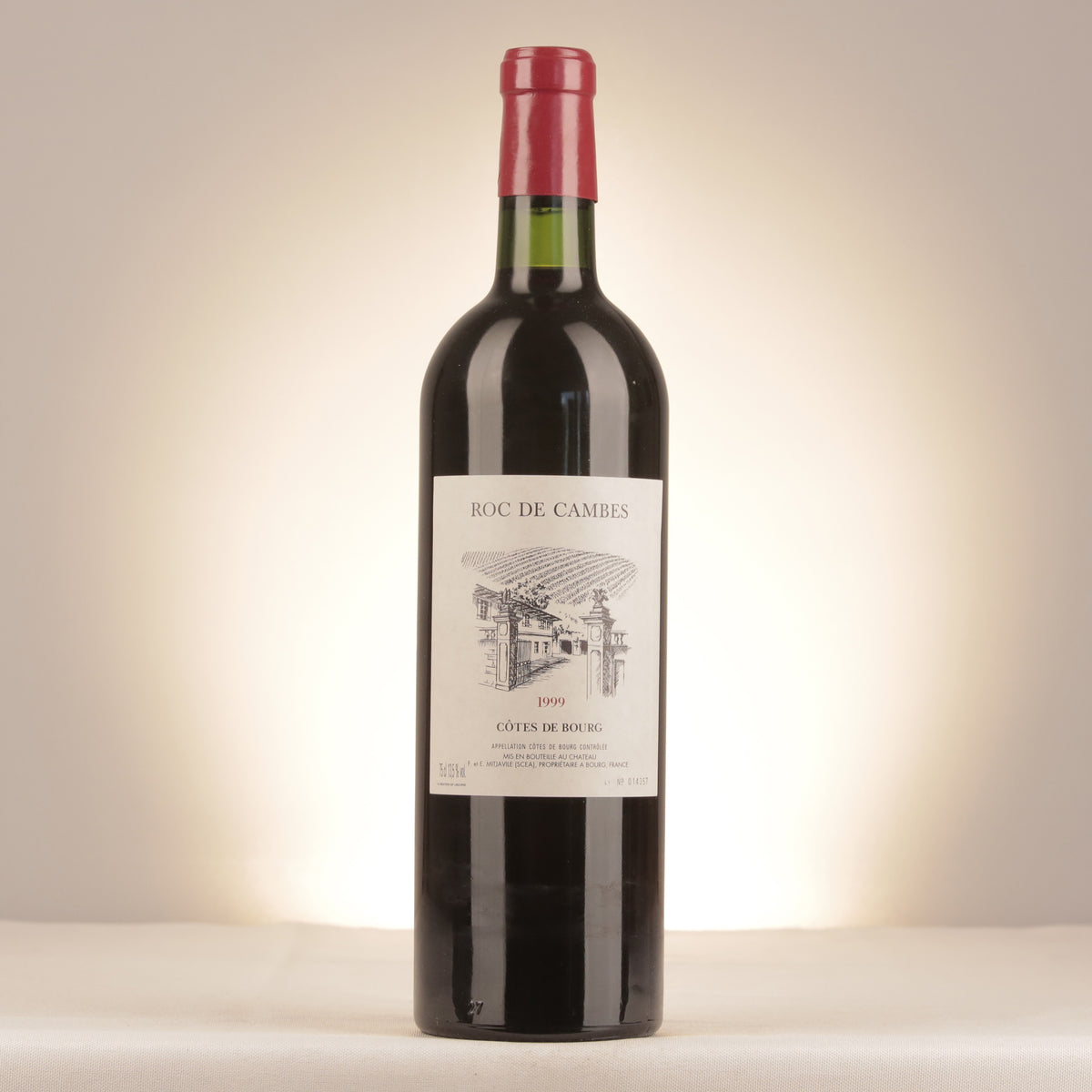 Château Roc de Cambes Château Roc de Cambes 1999 Bottle front