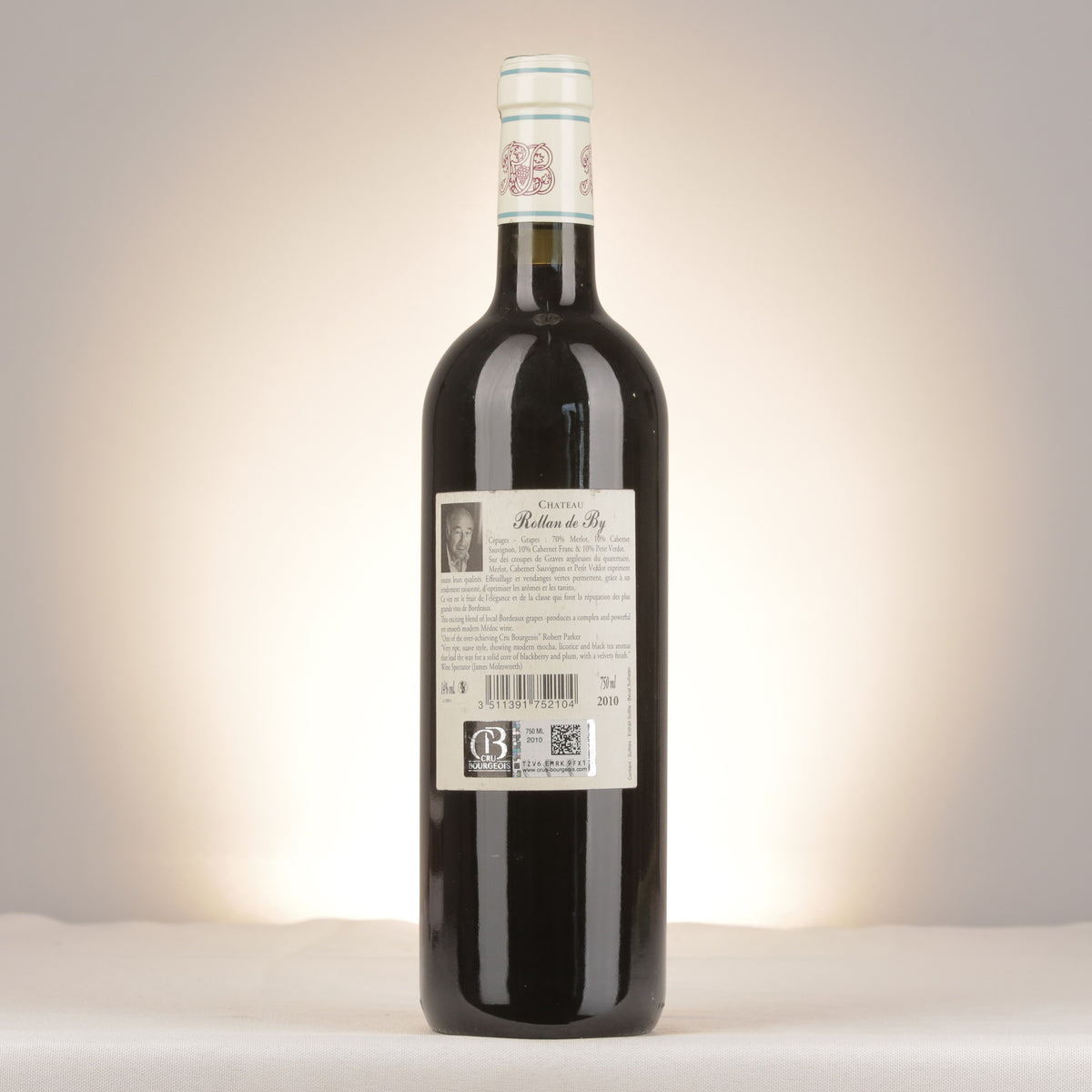 Château Rollan de By Château Rollan de By 2010 Bottle back