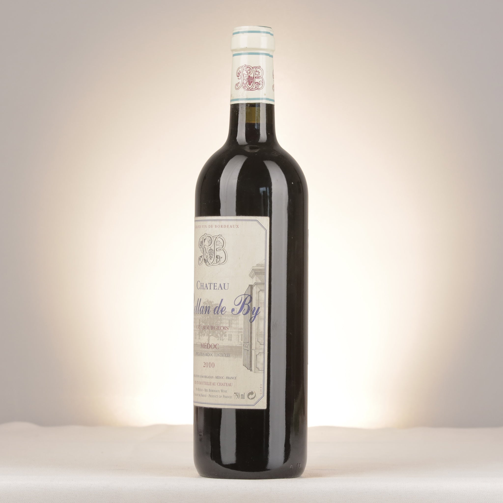 Château Rollan de By Château Rollan de By 2010 Bottle turned left