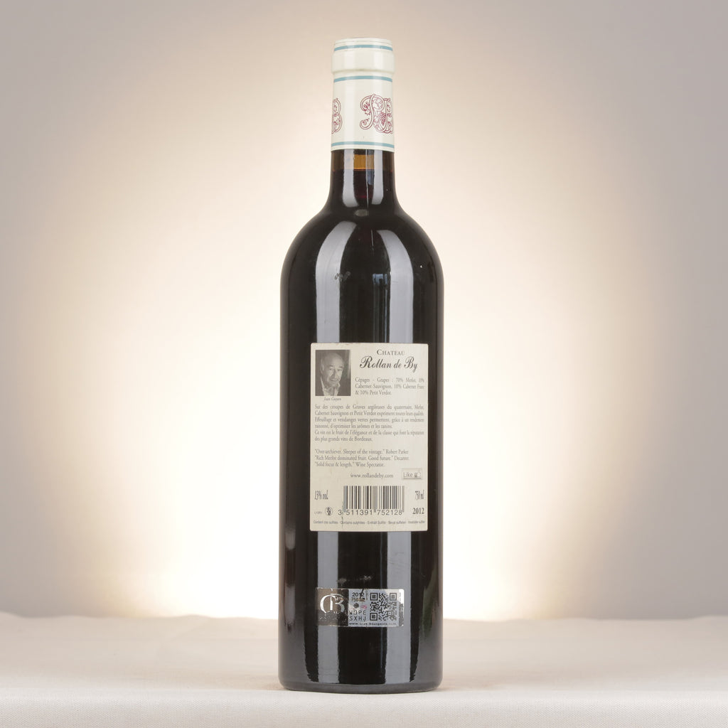 Château Rollan de By Château Rollan de By 2012 Bottle back