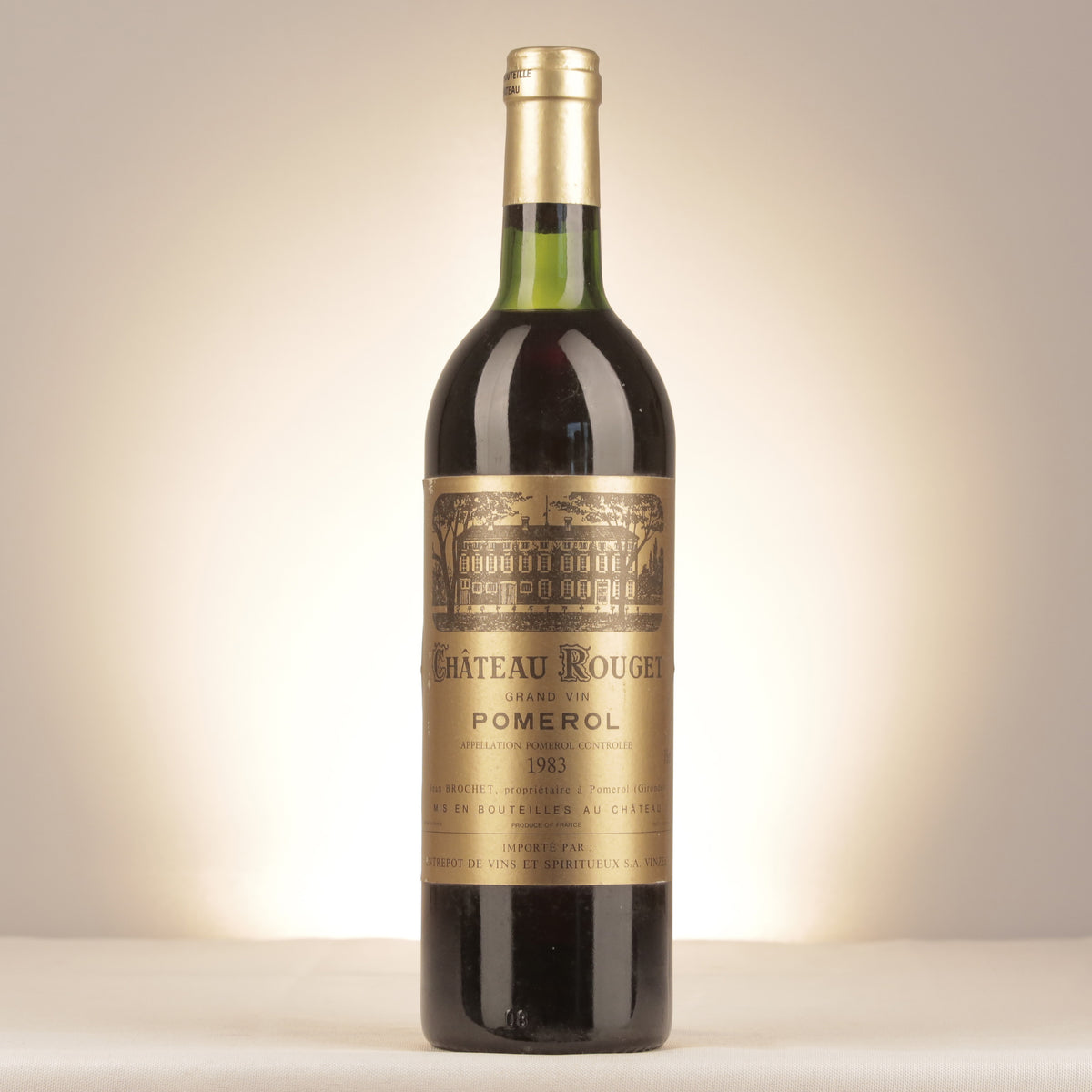 Château Rouget Château Rouget 1983 Bottle front (lot 4911)