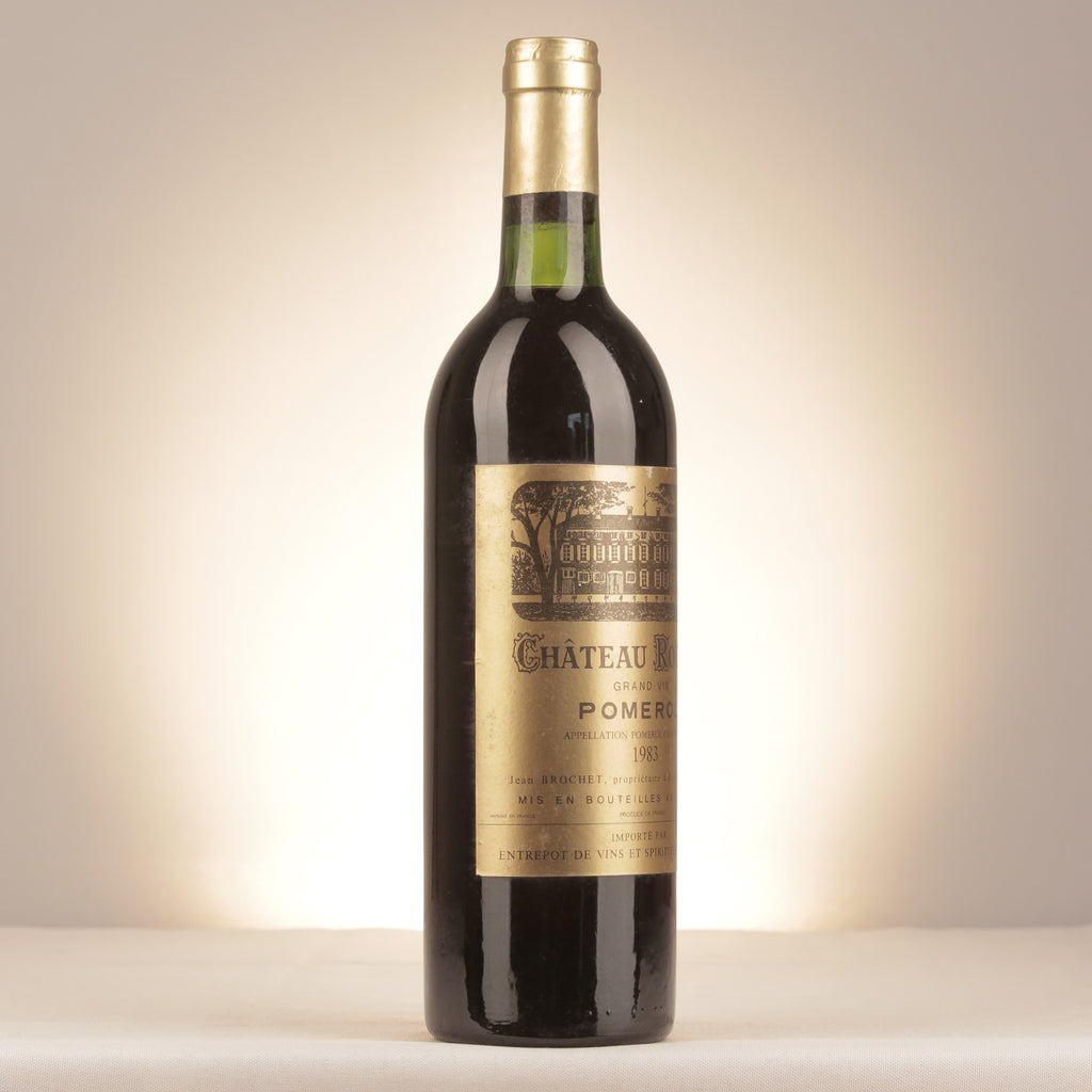 Château Rouget Château Rouget 1983 Bottle turned right