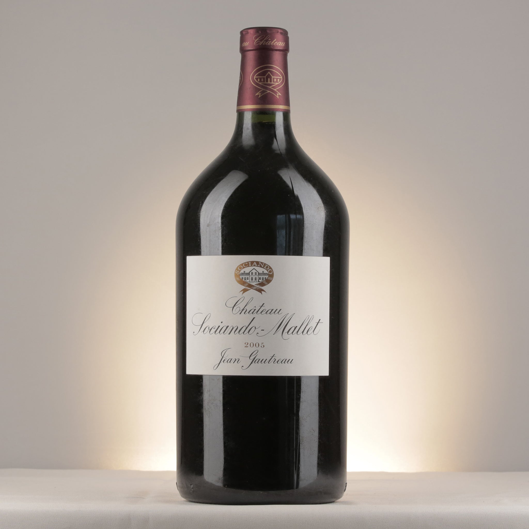 Château Sociando-Mallet 2005 Jeroboam front