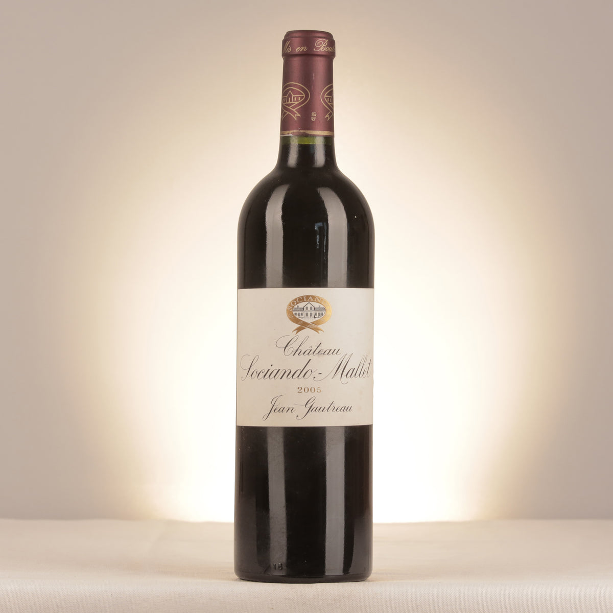 Château Sociando-Mallet 2005 Bottle front