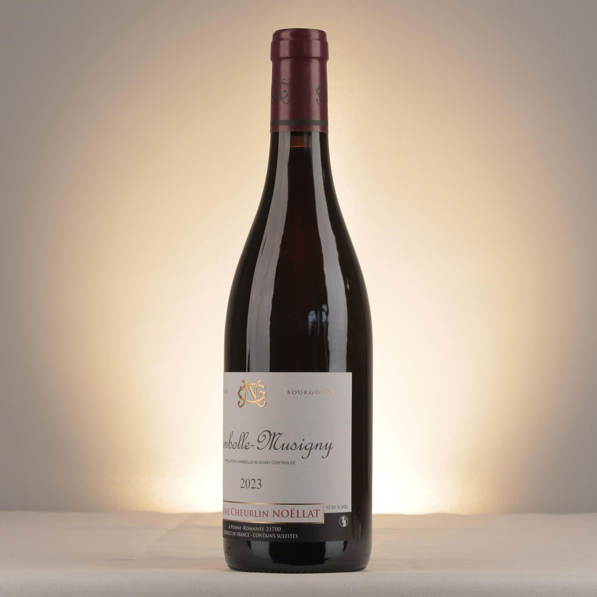 Maxime Cheurlin-Noëllat Chambolle-Musigny 2023 Bottle detail