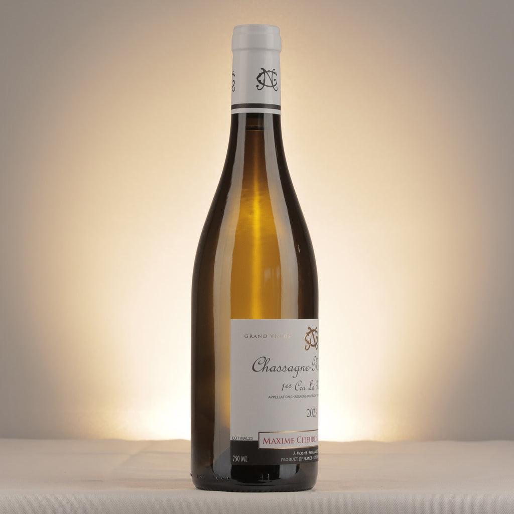 Maxime Cheurlin-Noëllat Chassagne-Montrachet 1er Cru La Maltroie Blanc 2023 Bottle label