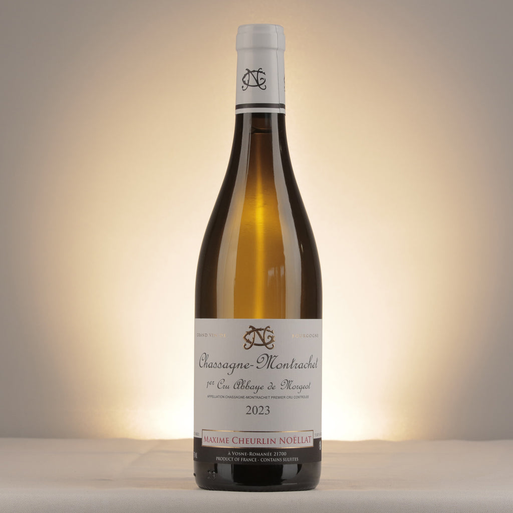 Maxime Cheurlin-Noëllat Chassagne Montrachet Abbaye de Morgeot 2023 Bottle front