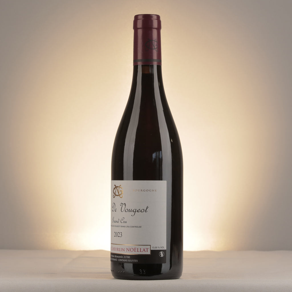 Maxime Cheurlin-Noëllat Clos de Vougeot Grand Cru 2023 Bottle detail
