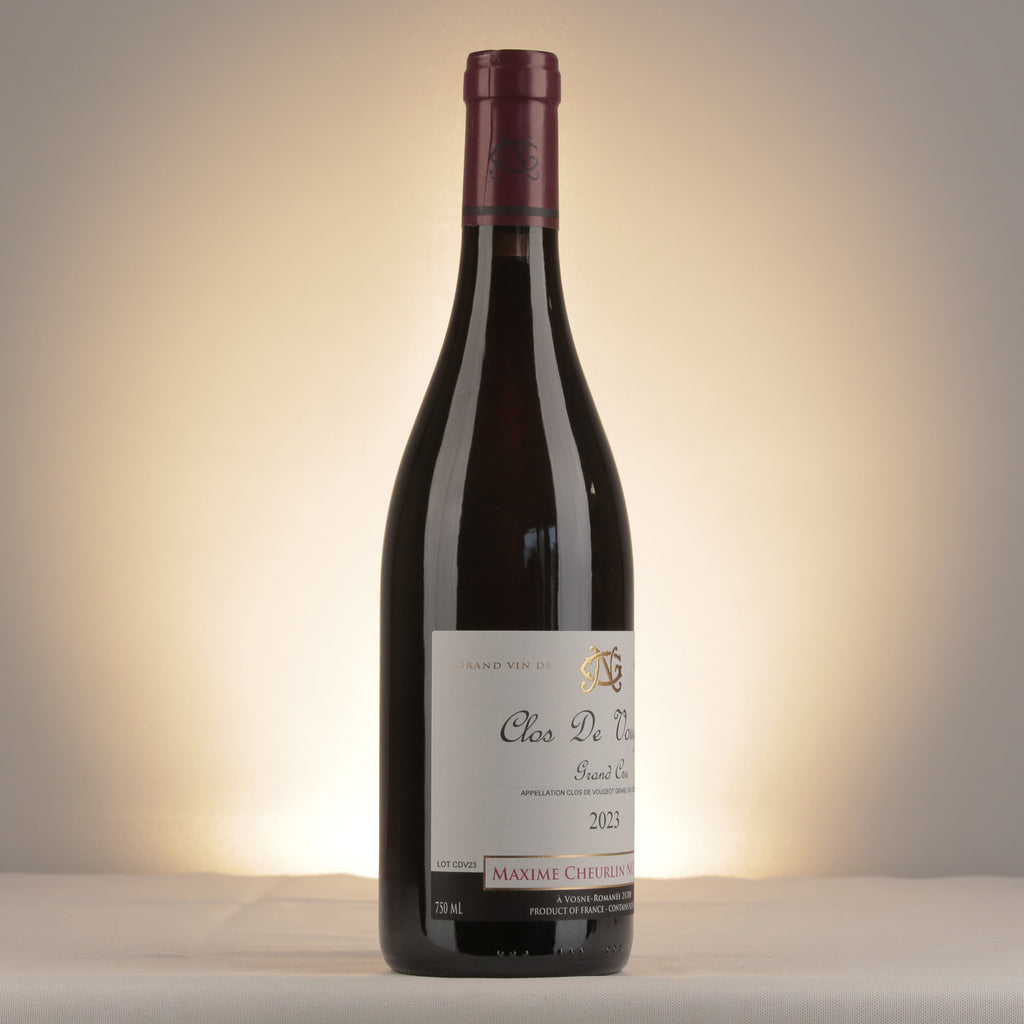 Maxime Cheurlin-Noëllat Clos de Vougeot Grand Cru 2023 Bottle label